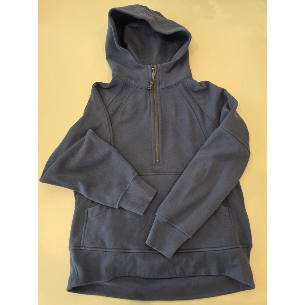 Lululemon Scuba Oversized Half-Zip Long Hoodie Brilliant Blue Size XS/S